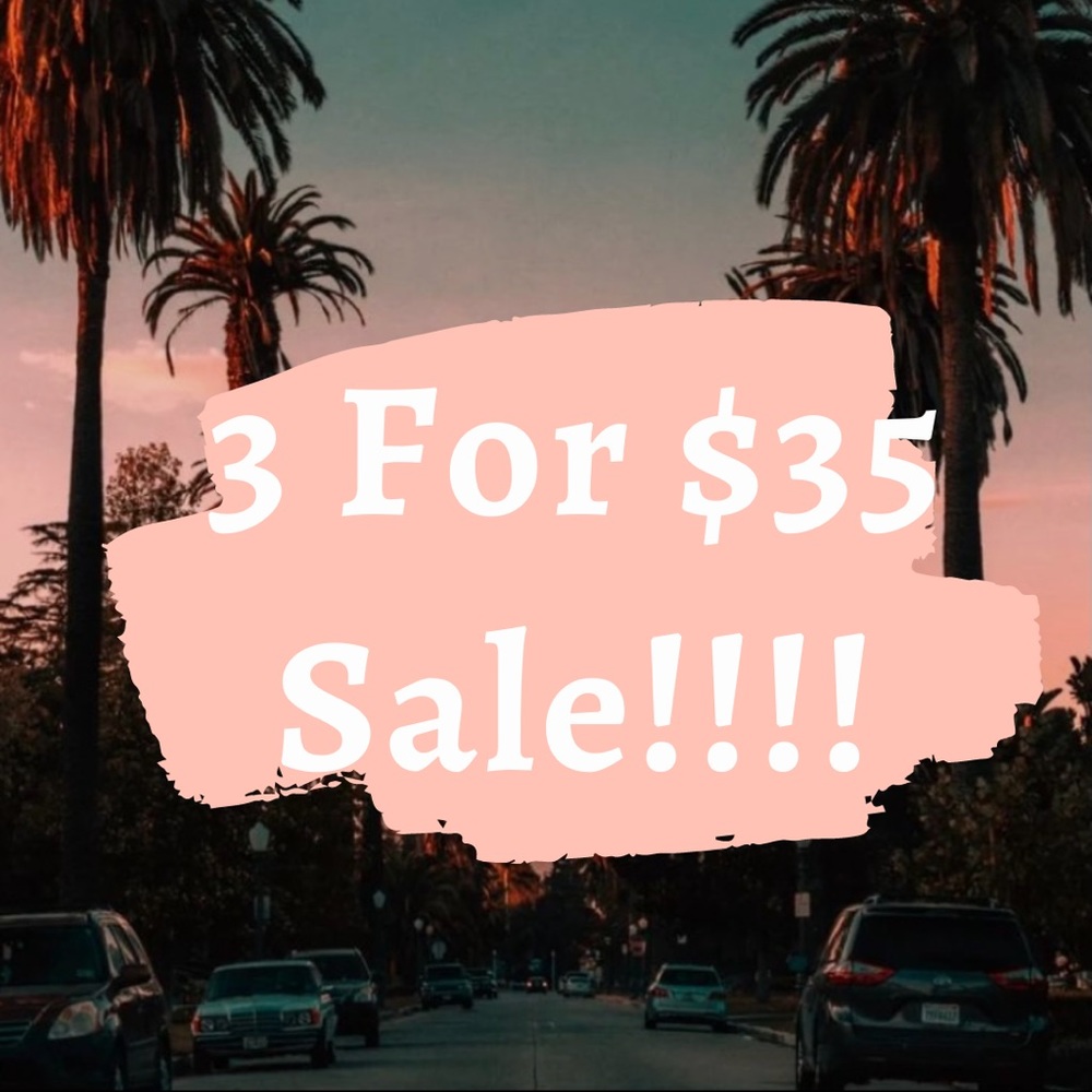 ✨3 FOR $35 SALE ON ANY 3 ITEMS LESS THAN $30✨